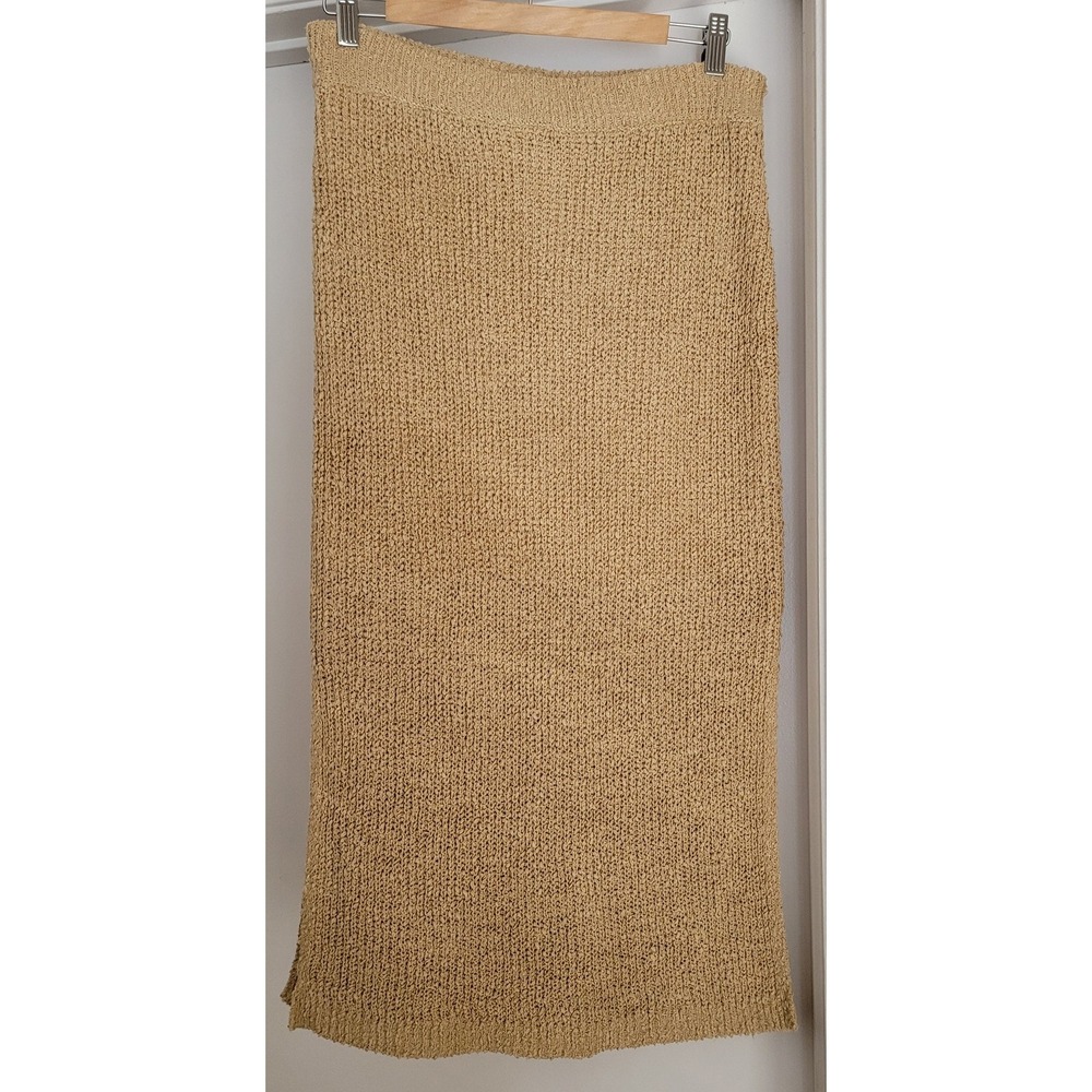 All:Row‎ Women's Maxi Skirt Size L Tan Bohemian